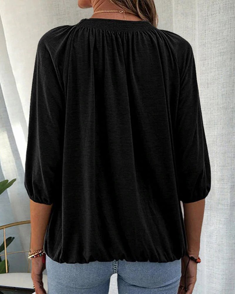Lauren | Classic 3/4 Sleeve Tee
