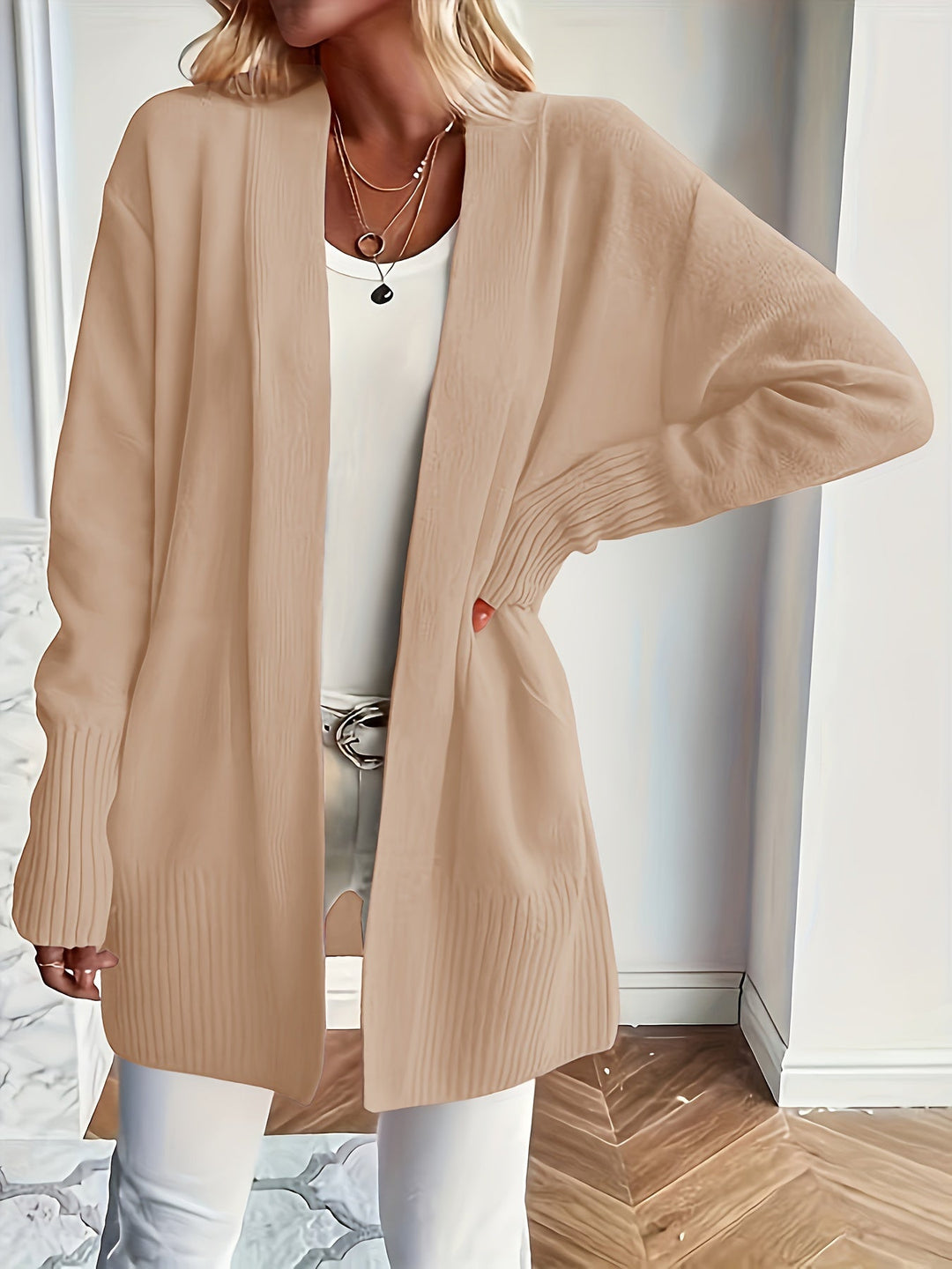 Claire™ | Soft Knit Open Cardigan