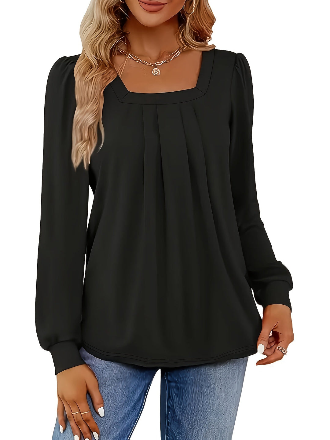Vivian™ | Soft Long‑Sleeve Blouse