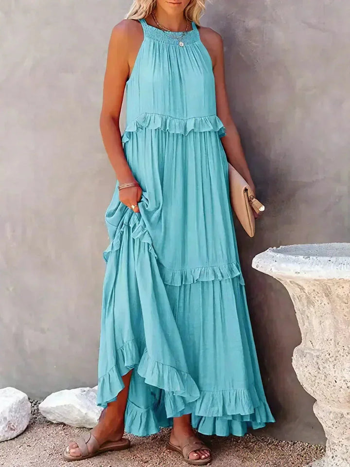 Leona | Breeze Ruffle Gown