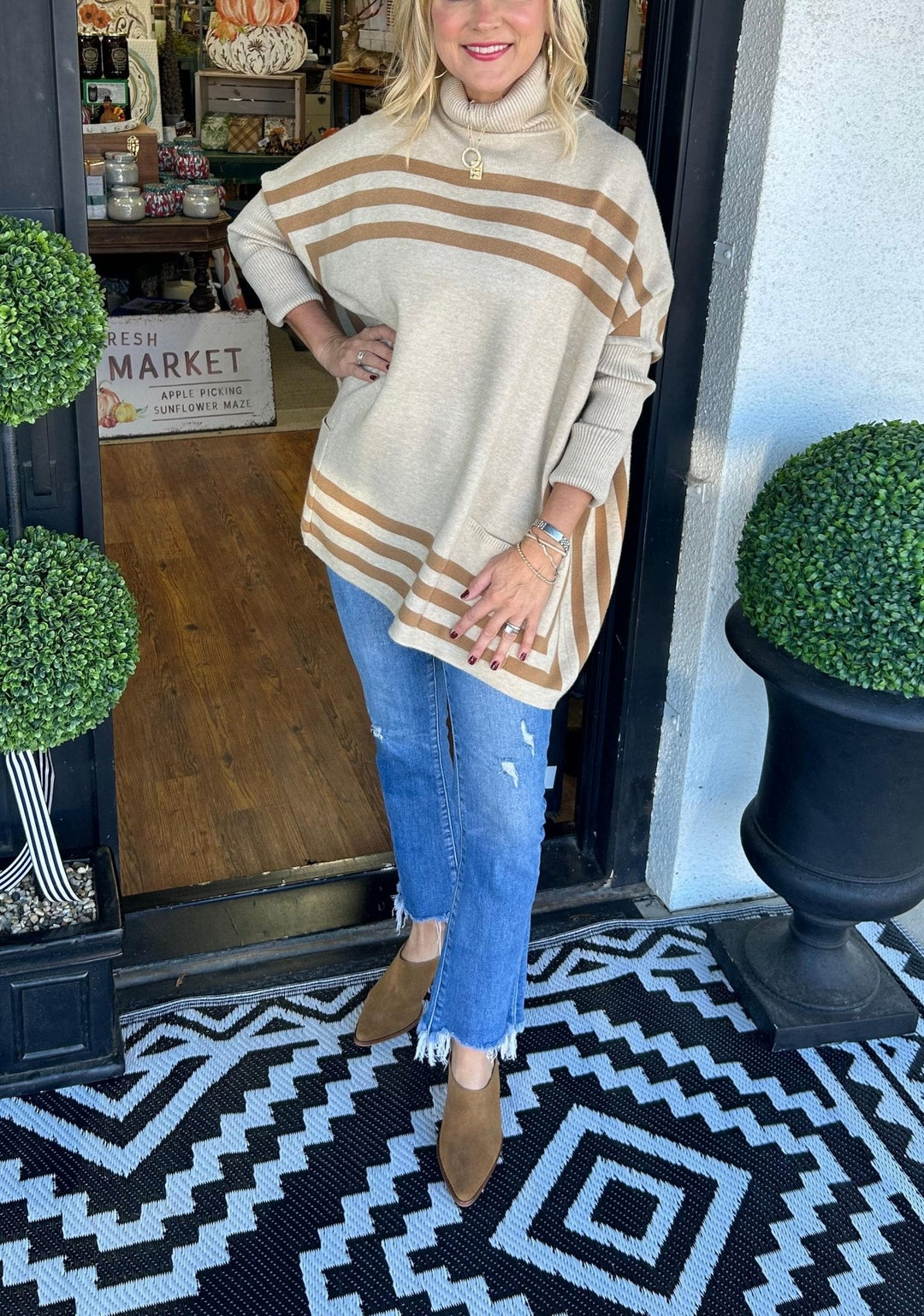 Gretta | Bat Sleeve Sweater