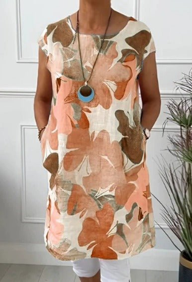 Vinia | Sleeveless Floral Dress