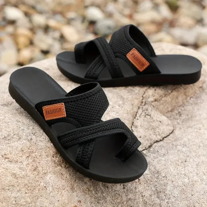 Thea | Mesh Slip-On Sandals