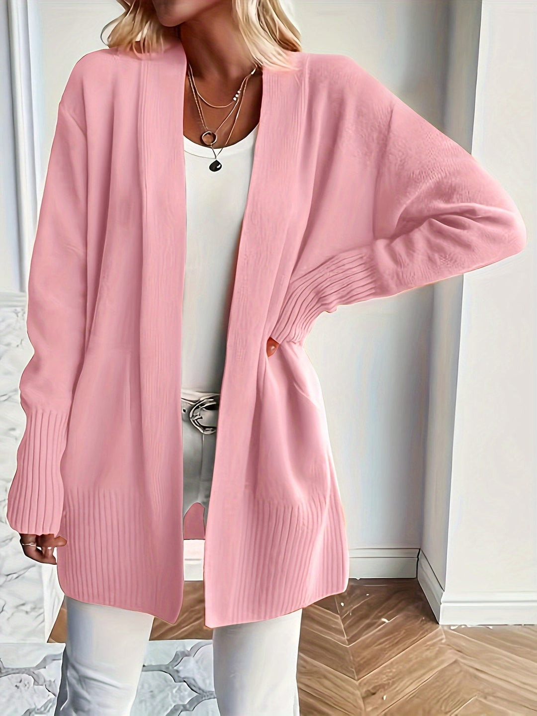 Claire™ | Soft Knit Open Cardigan