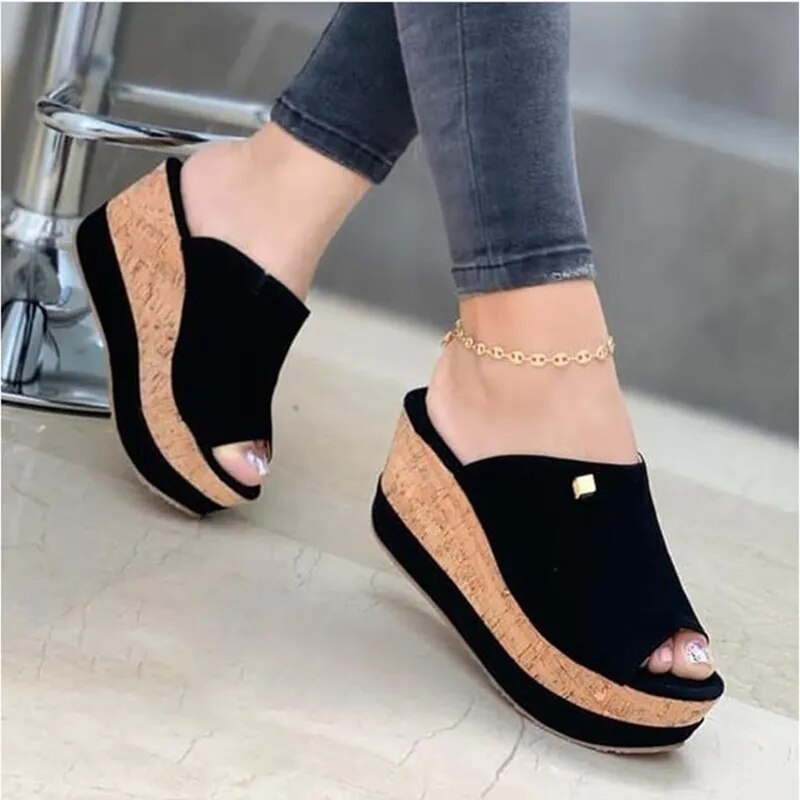 Paola™ - Platform Wedge Sandals