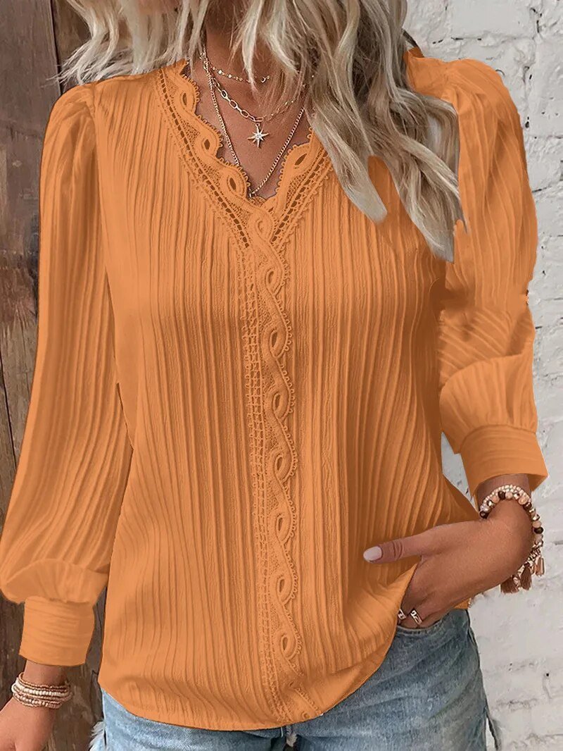 Lydia | Lace Detail Blouse