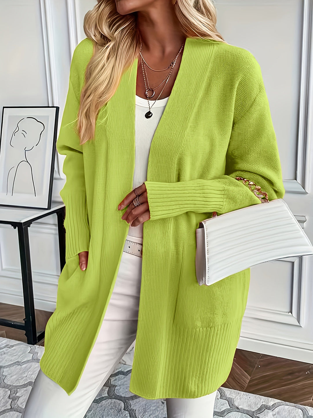 Claire™ | Soft Knit Open Cardigan