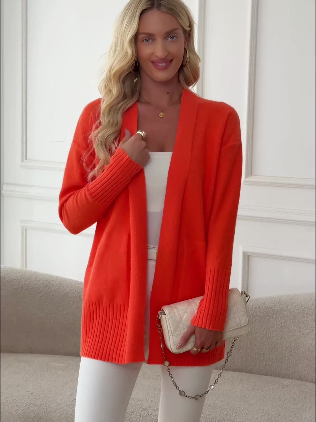 Claire™ | Soft Knit Open Cardigan
