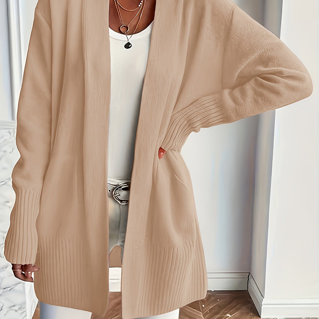 Claire™ | Soft Knit Open Cardigan