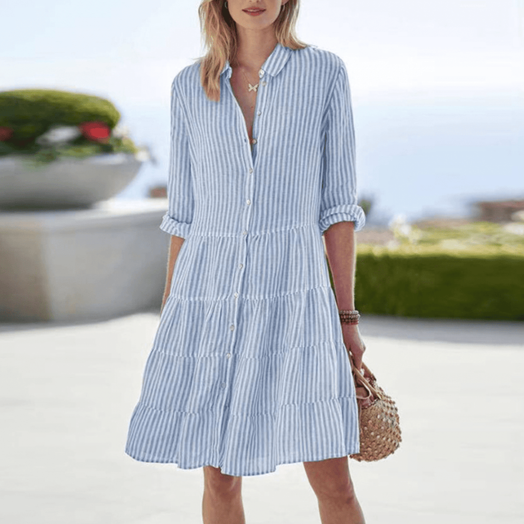 Maureen™ | Casual Striped Dress